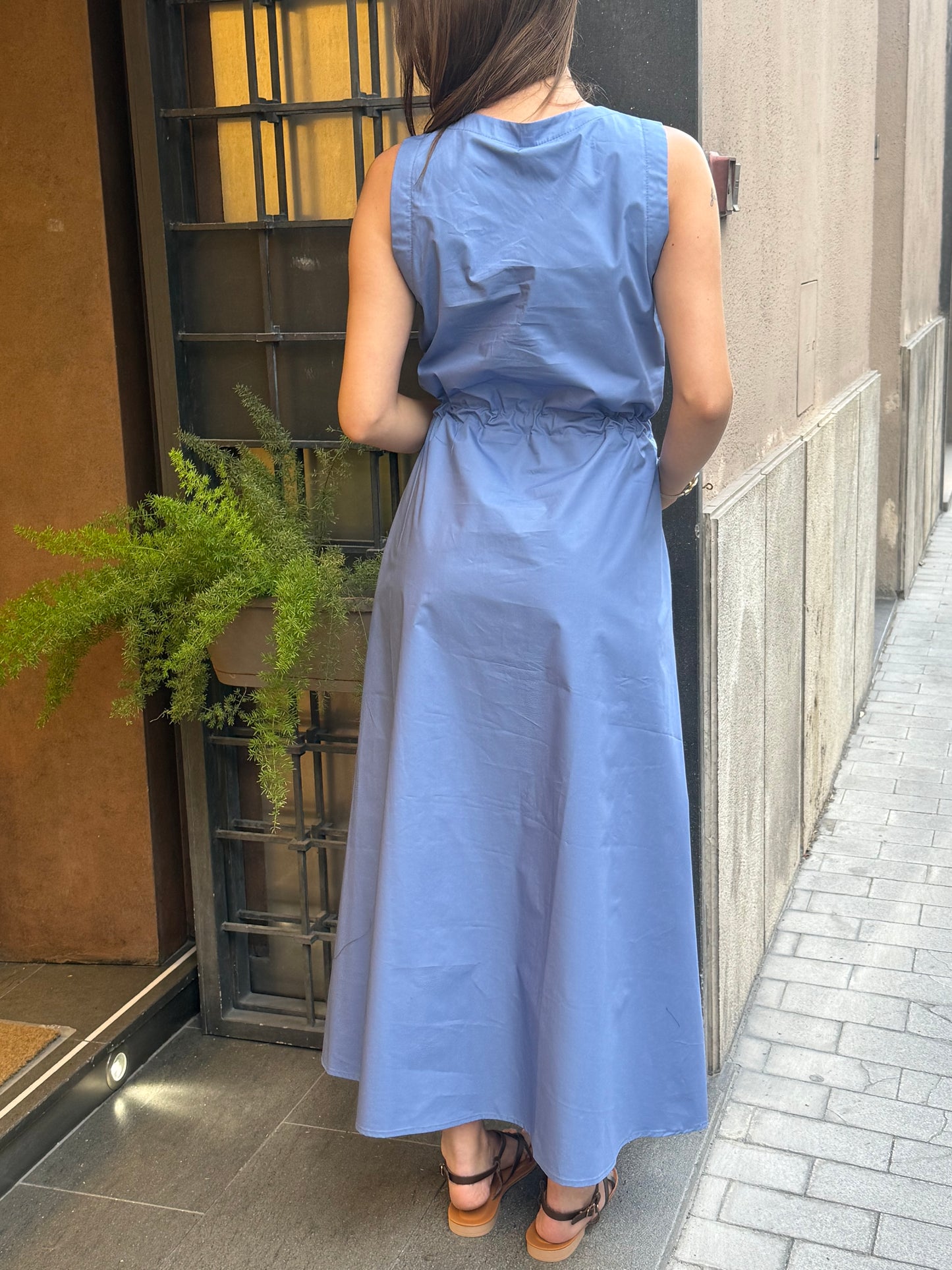 Tensione In Abito lungo con coulisse CARTA DA ZUCCHERO