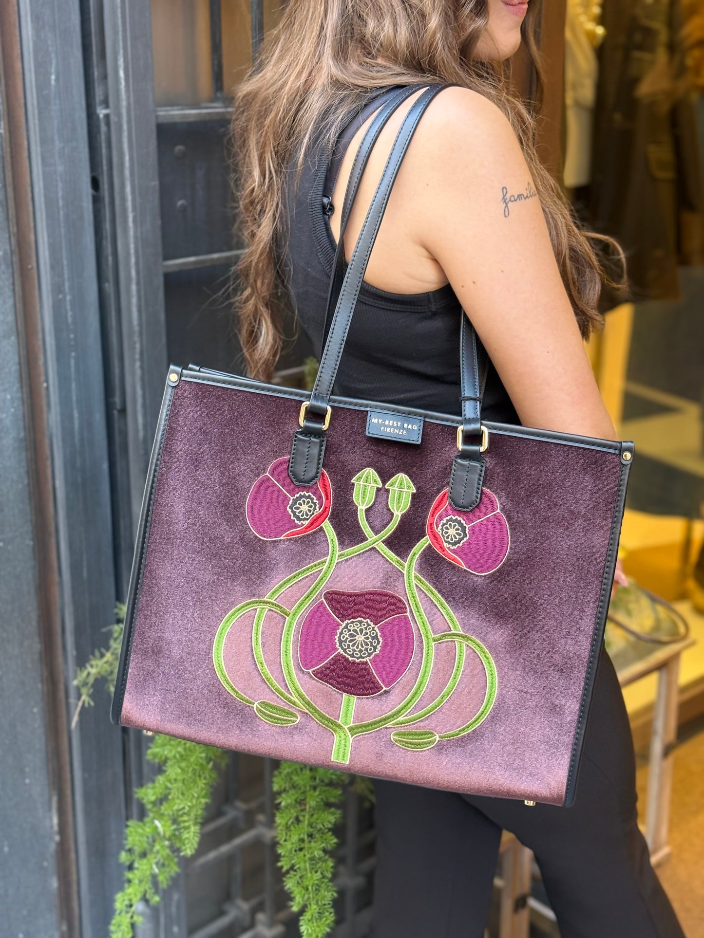 My Best Bag ATENA HERBARIUM POPPY