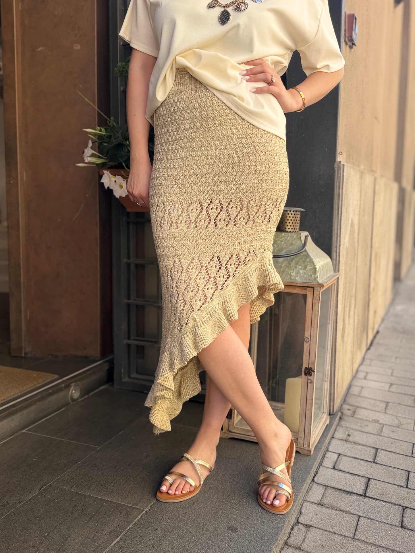 Gonna IBIZA Crochet LUREX (Disponibile in più varianti colore)