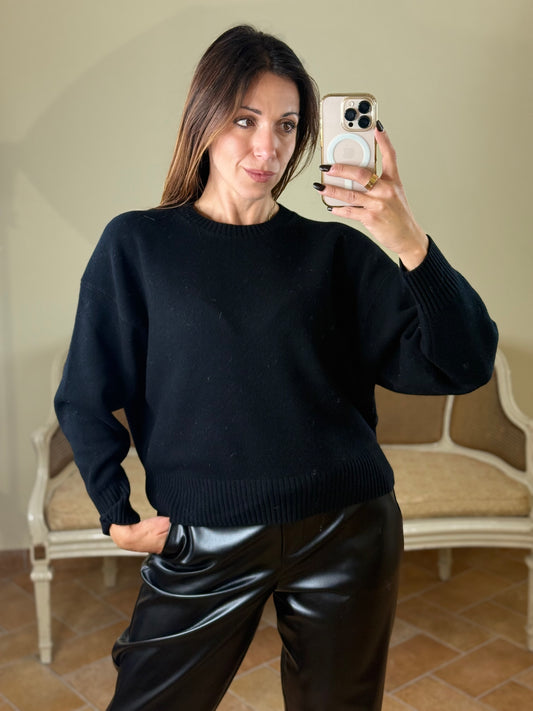 Tensione In Maglione girocollo NERO