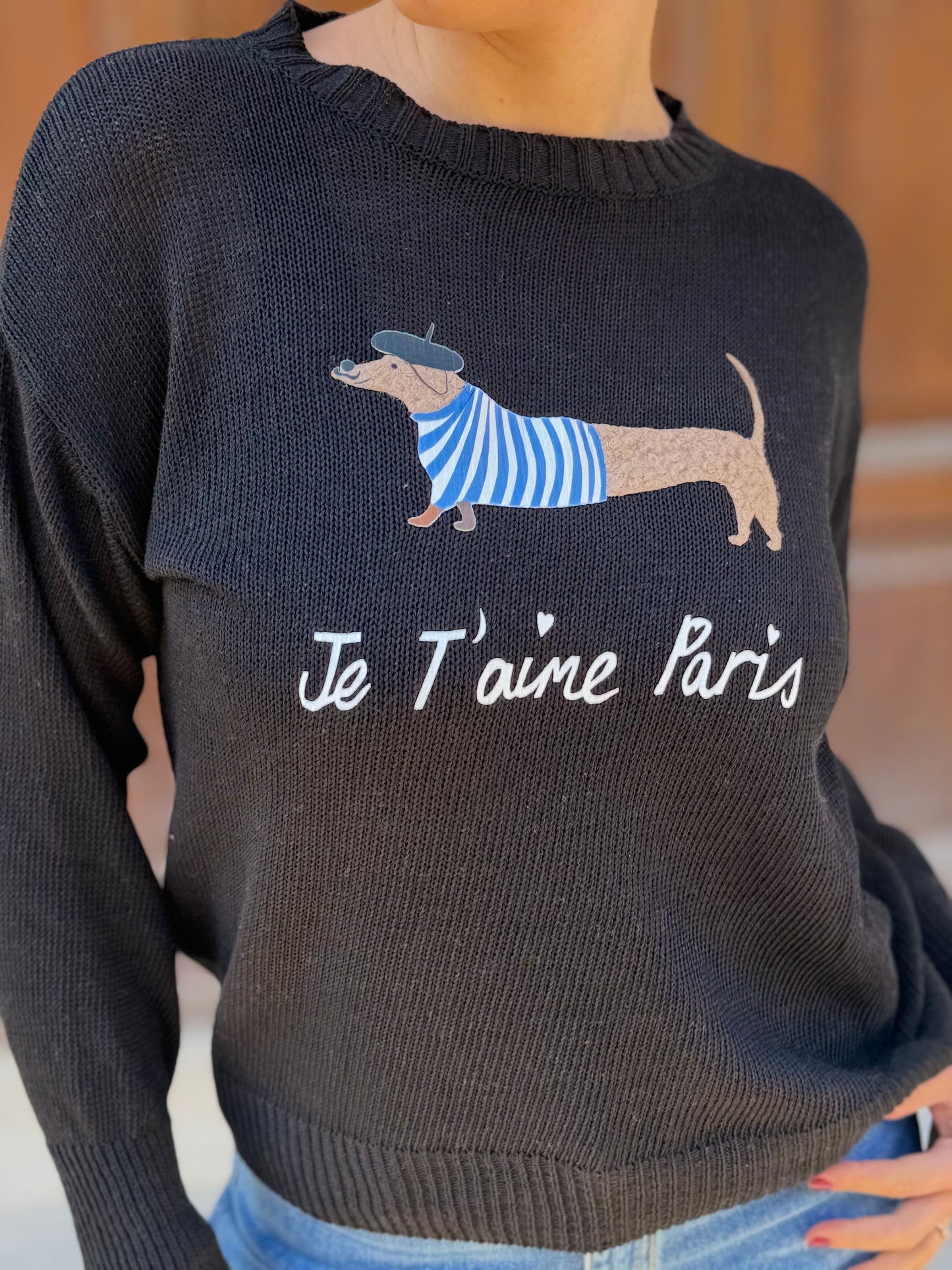 Maglia " Je T'aime Paris" NERA