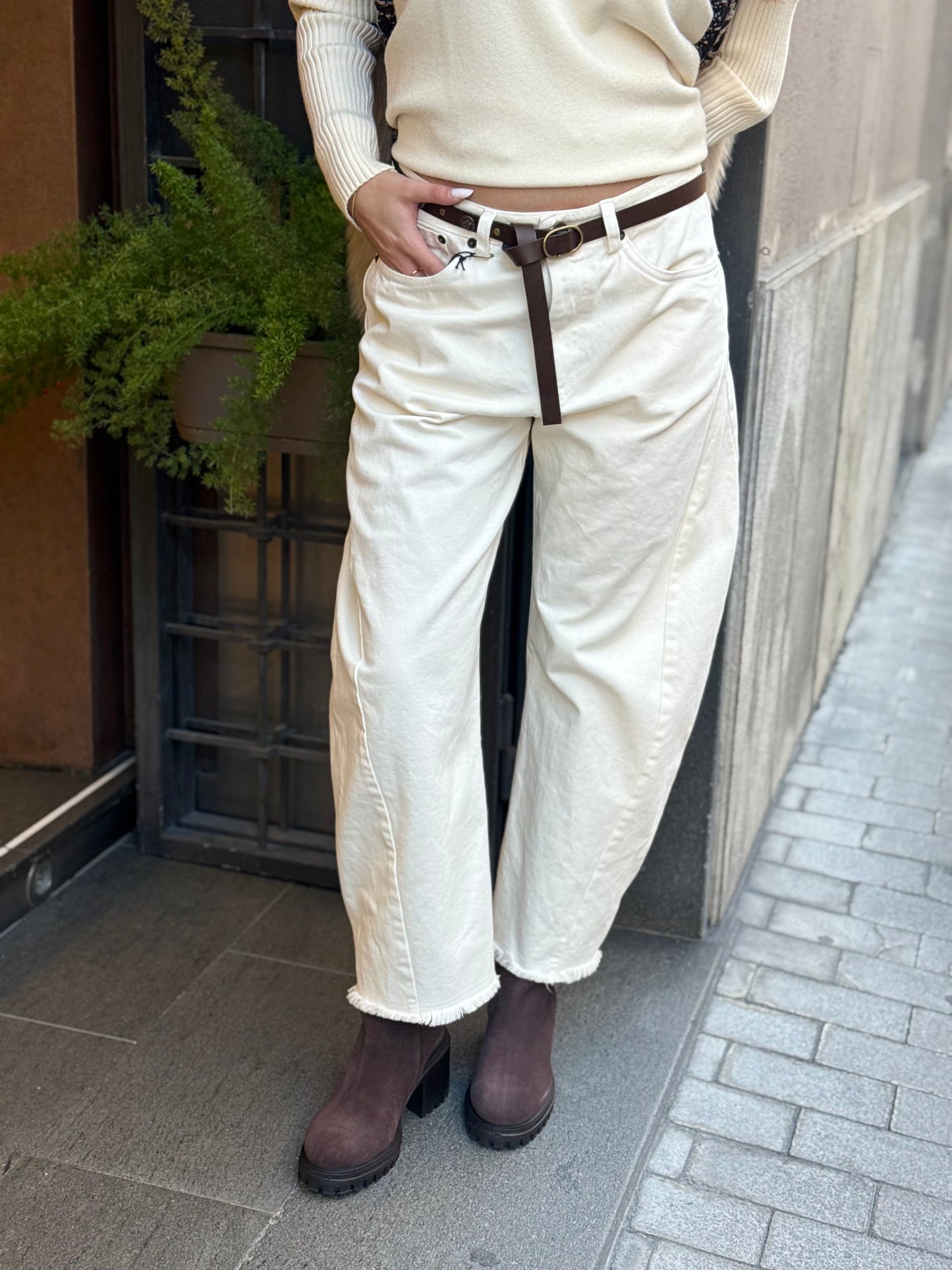 Tensione in Pantalone Barrel BURRO