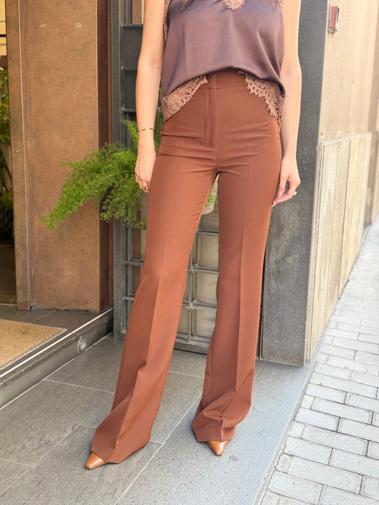 Silence Limited FLAIR PANTS BROWN