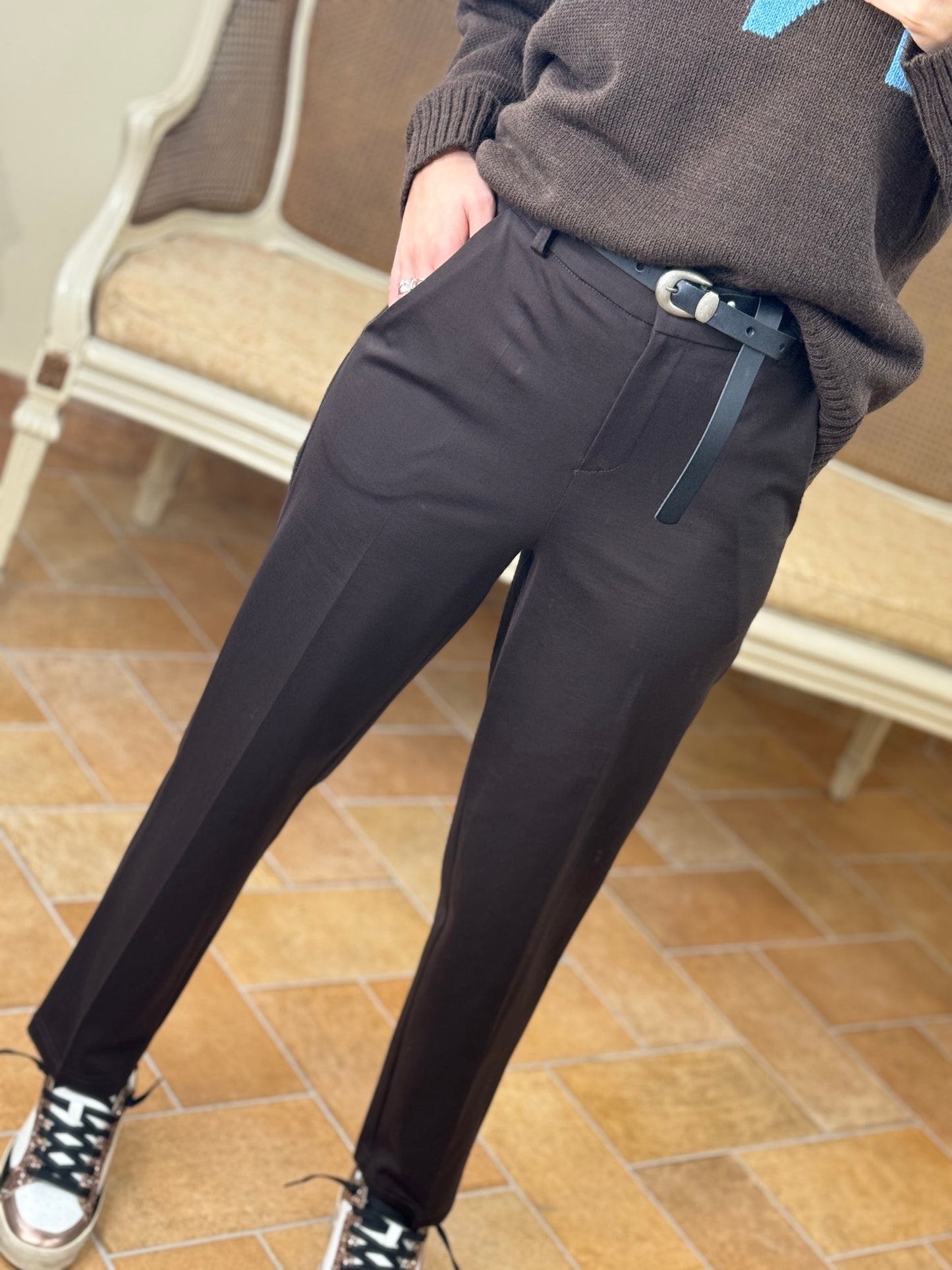 Tensione In Pantalone carrot MORO