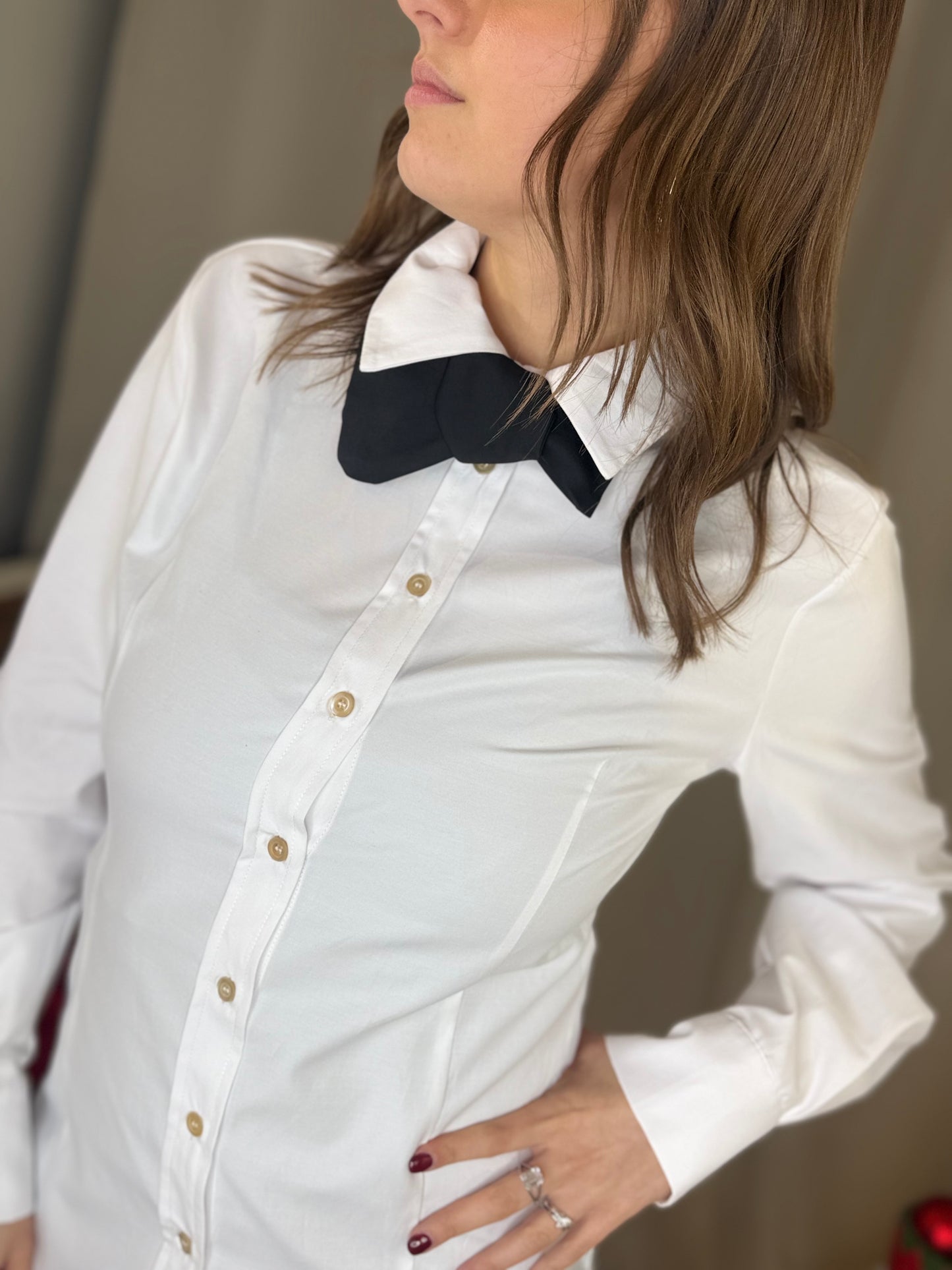 Tensione in Camicia con papillon