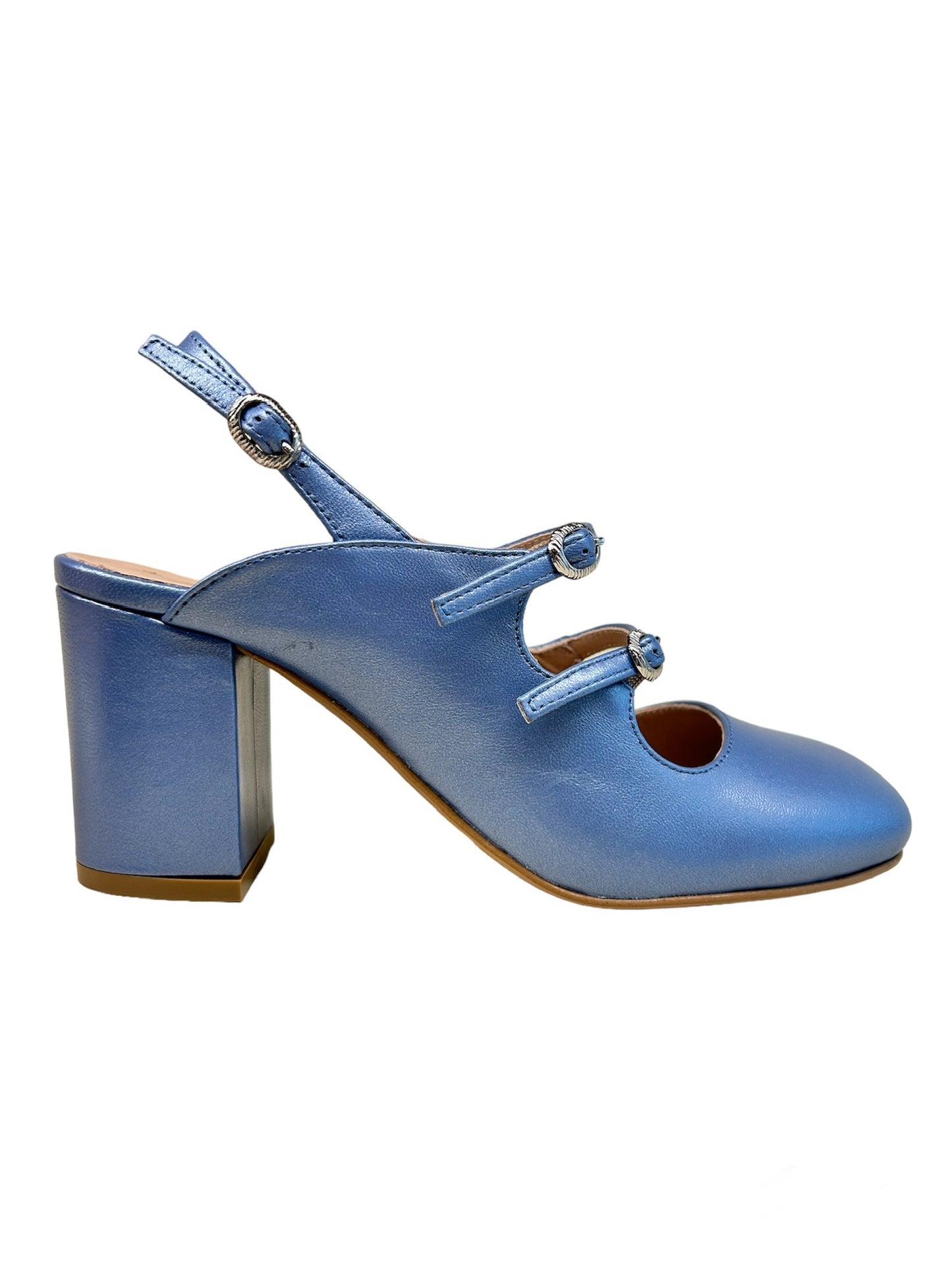 Elisa Lanci- SANDY- Mary Jane perlato denim