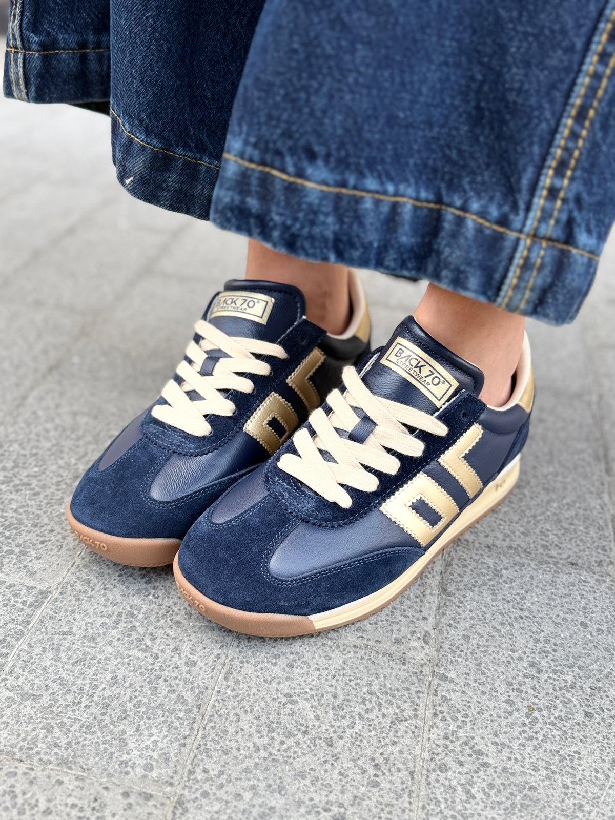 Back70 JOGGER nappa NAVY