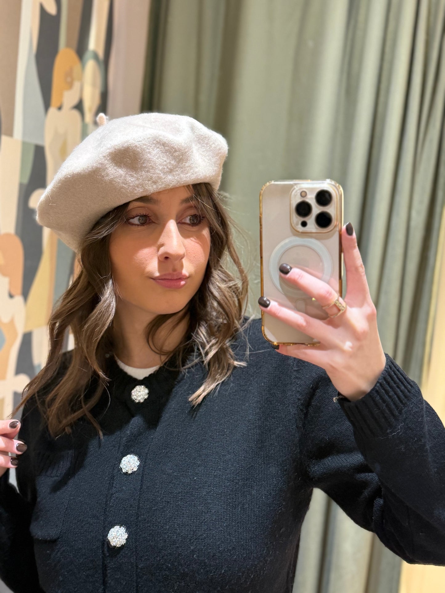 Basco in lana e viscosa (disponibile in più colori)