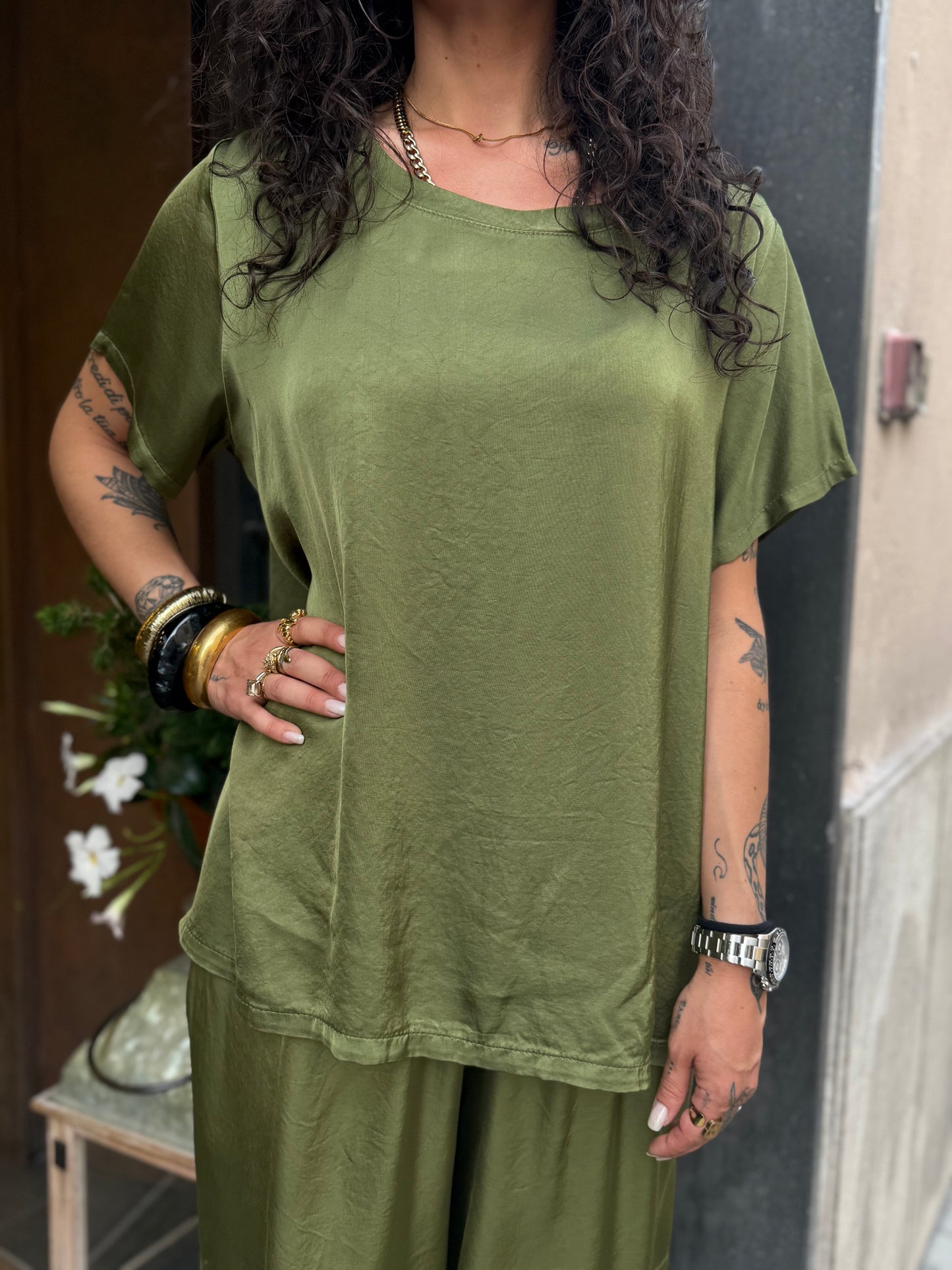 T-shirt FEBE in viscosa