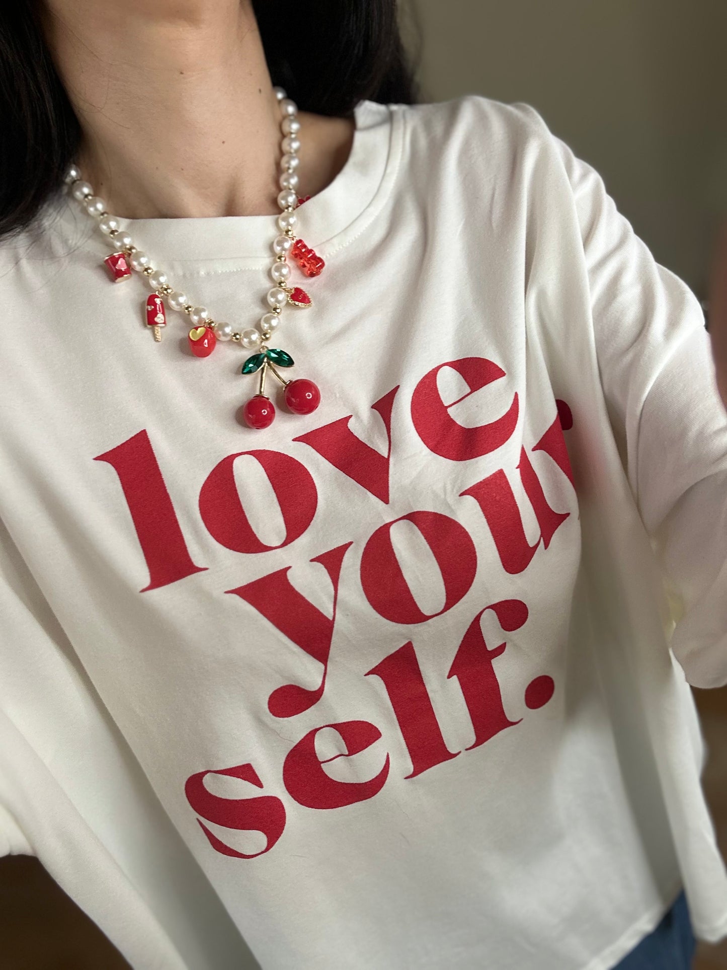 Collana con perle CHERRIES