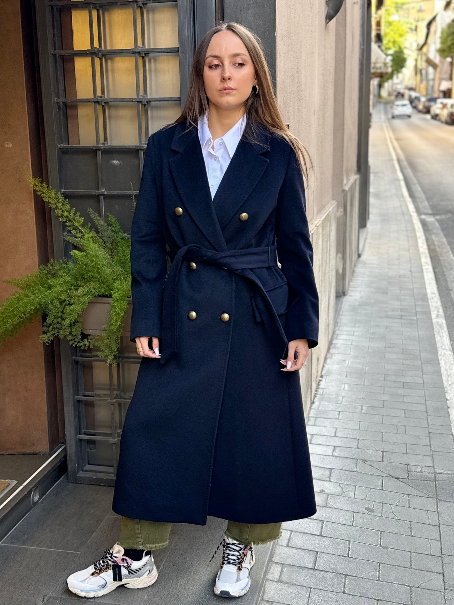 Chiarulli cappotto ORIANA blu
