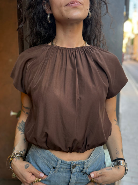 Tensione in Top palloncino Moro e Giallo
