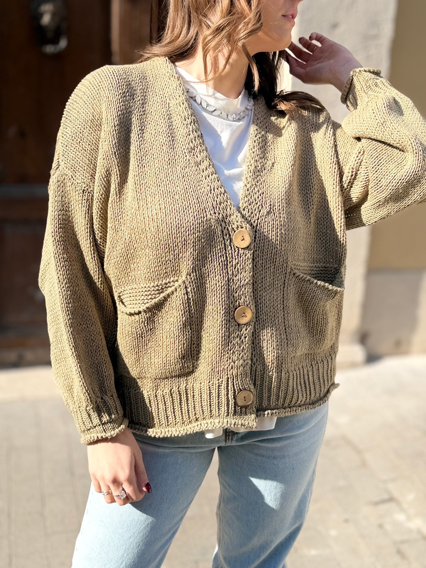 Haveone Cardigan KAKI