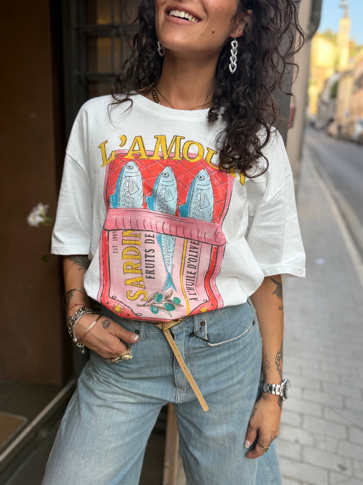 T-shirt “L’AMOUR À LA PLAGE”