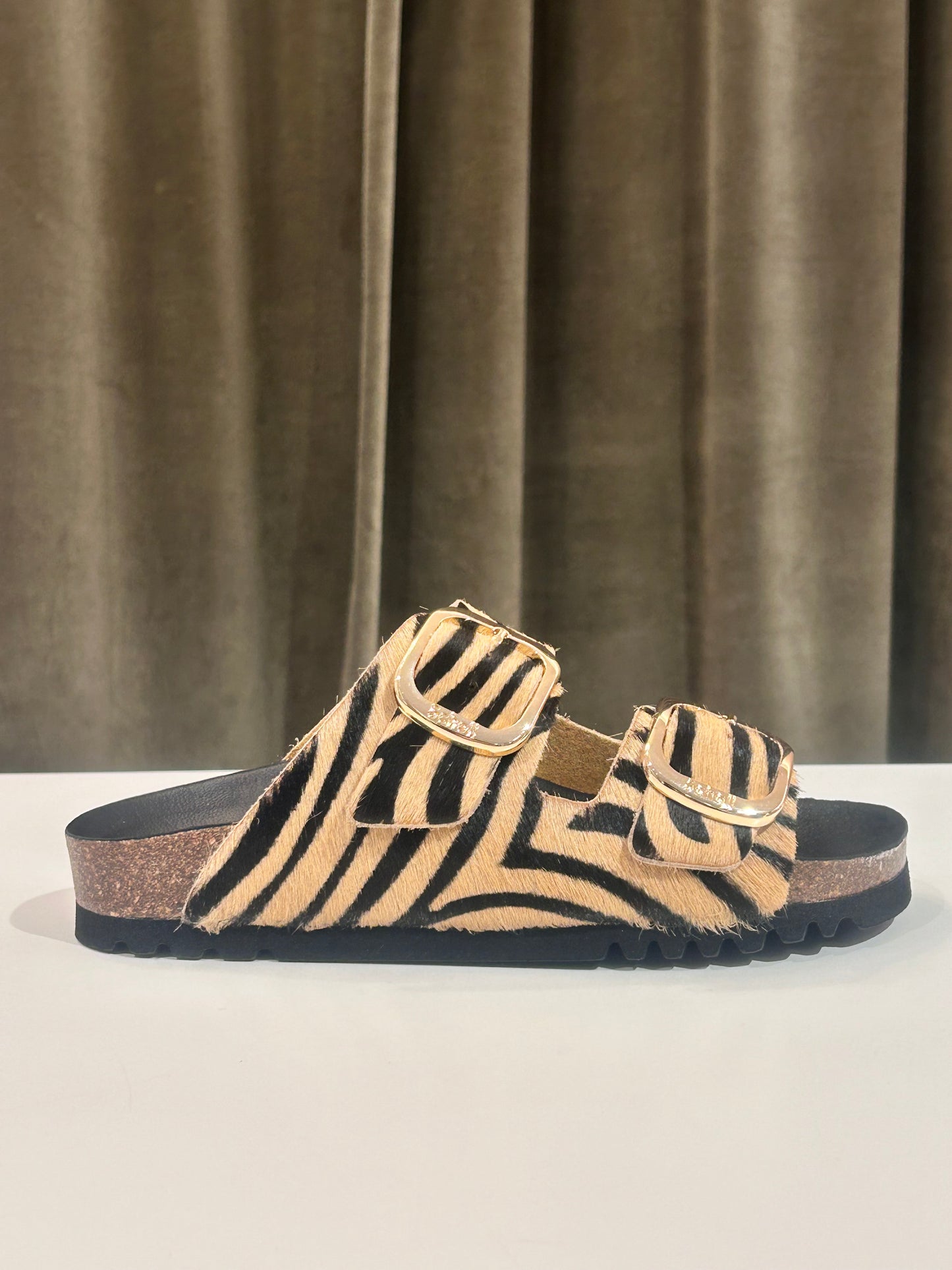 Scholl NOELLE ZEBRA BEIGE/BLACK
