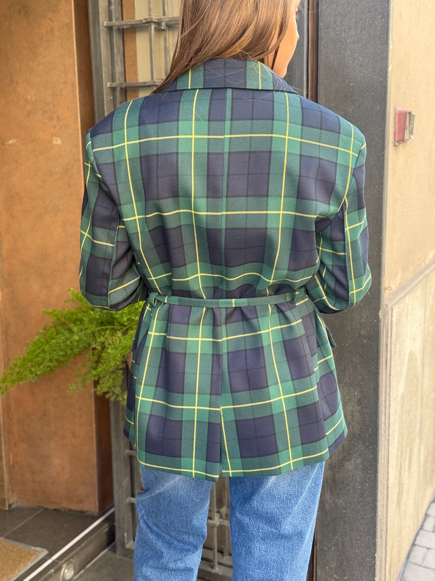 Tensione In Giacca check VERDE