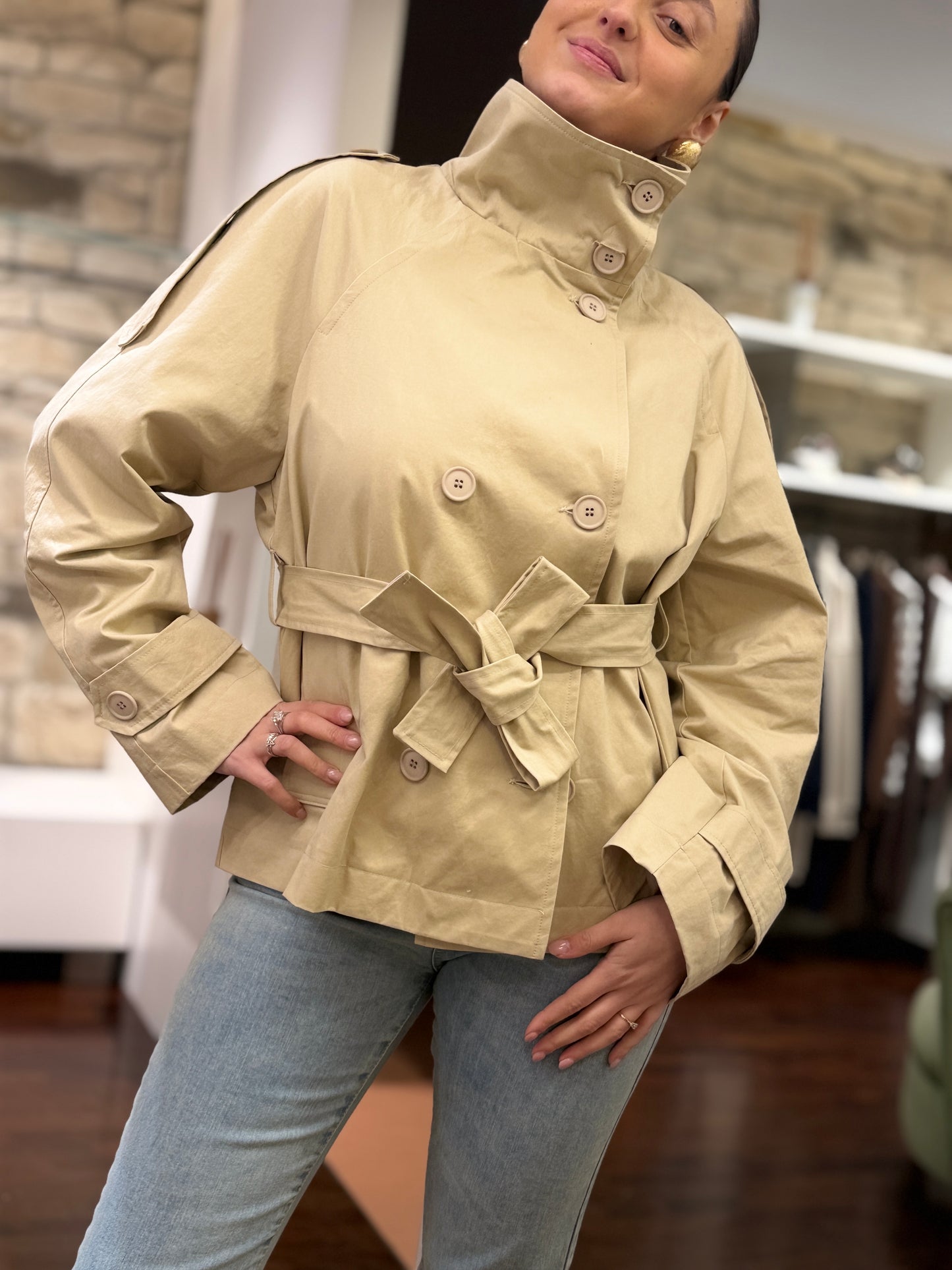 Tensione in Trench Beige