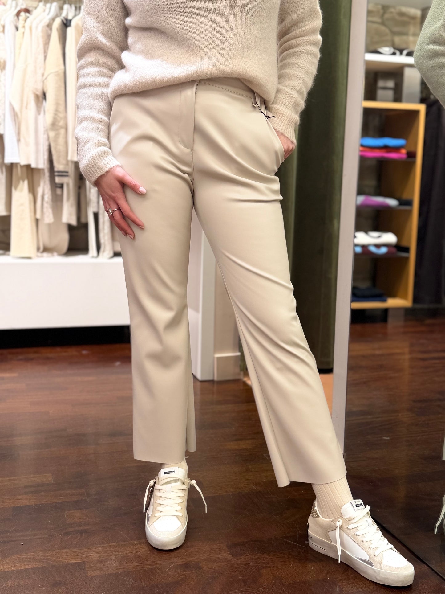 Tensione in Pantalone trombetta BURRO