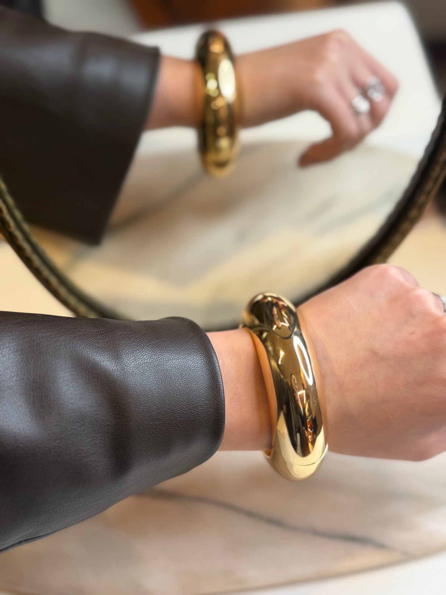 Bracciale rigido liscio ORO