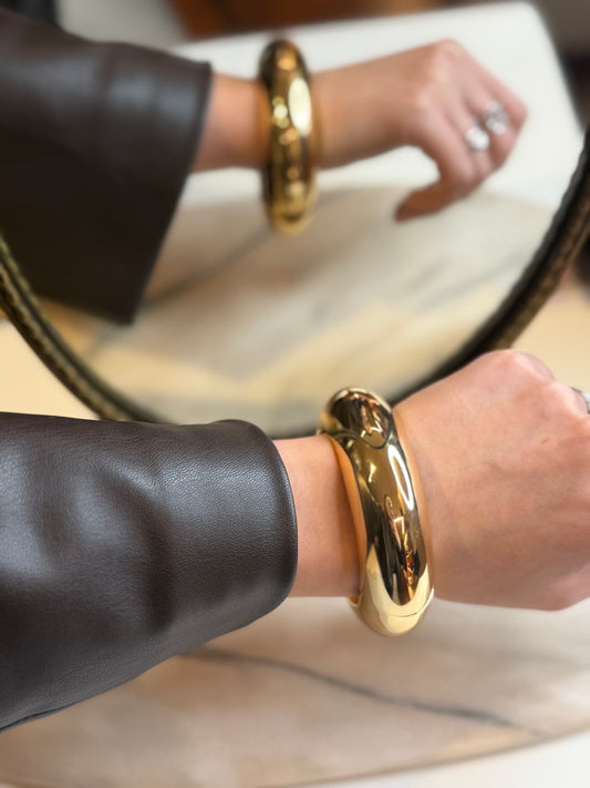 Bracciale rigido liscio ORO