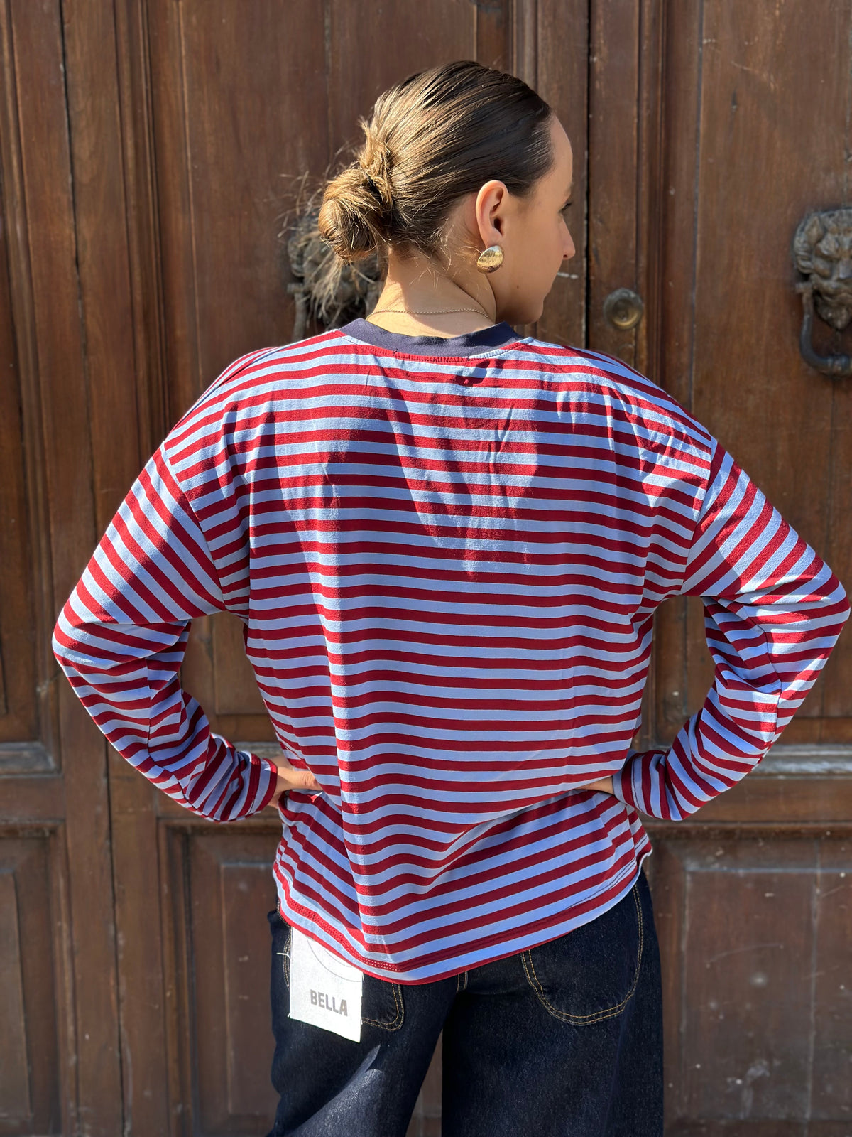 Haveone T-shirt a righe(disp. in più colori)