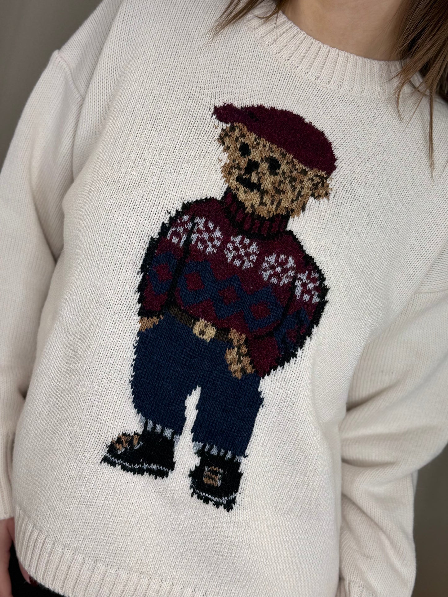 Tensione in Maglia TEDDY PANNA