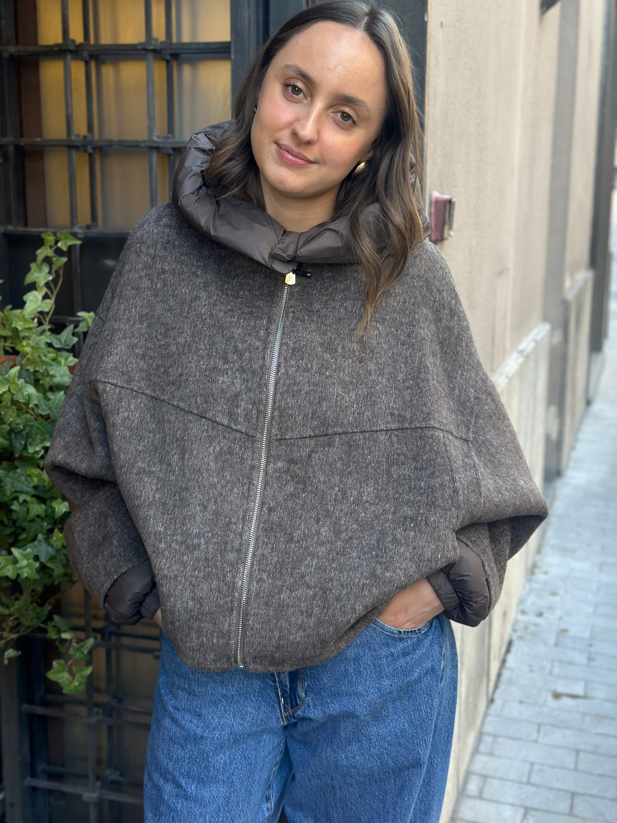Haveone cappotto bomber MORO