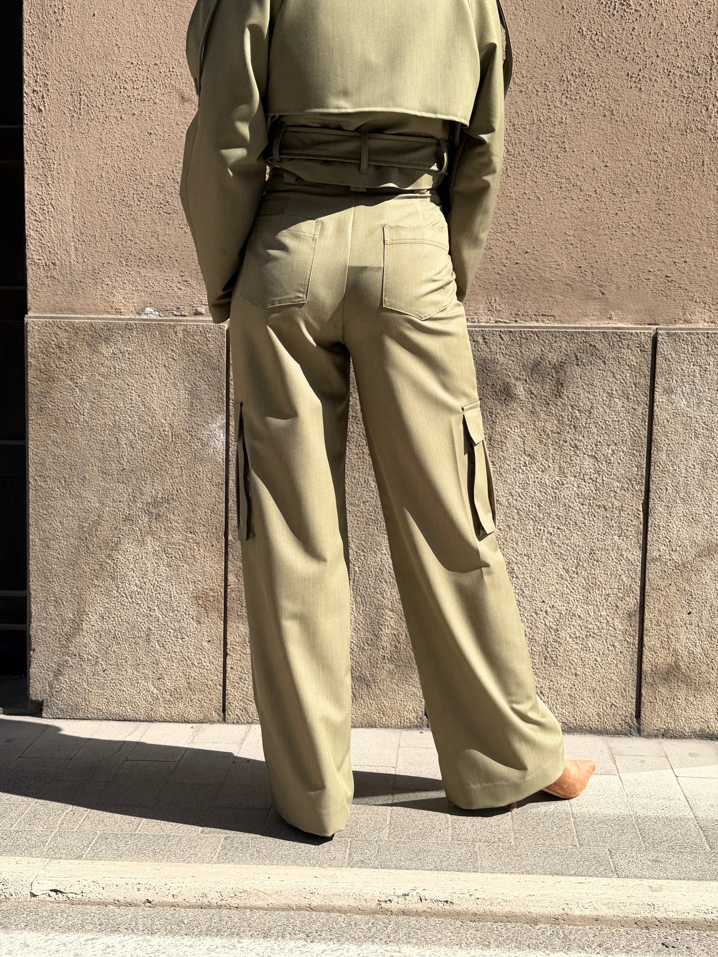 Haveone Pantalone Cargo Militare