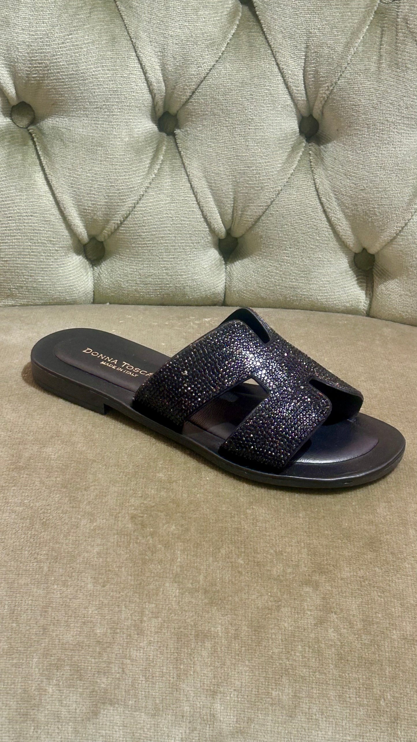 Ciabatta strass NERA