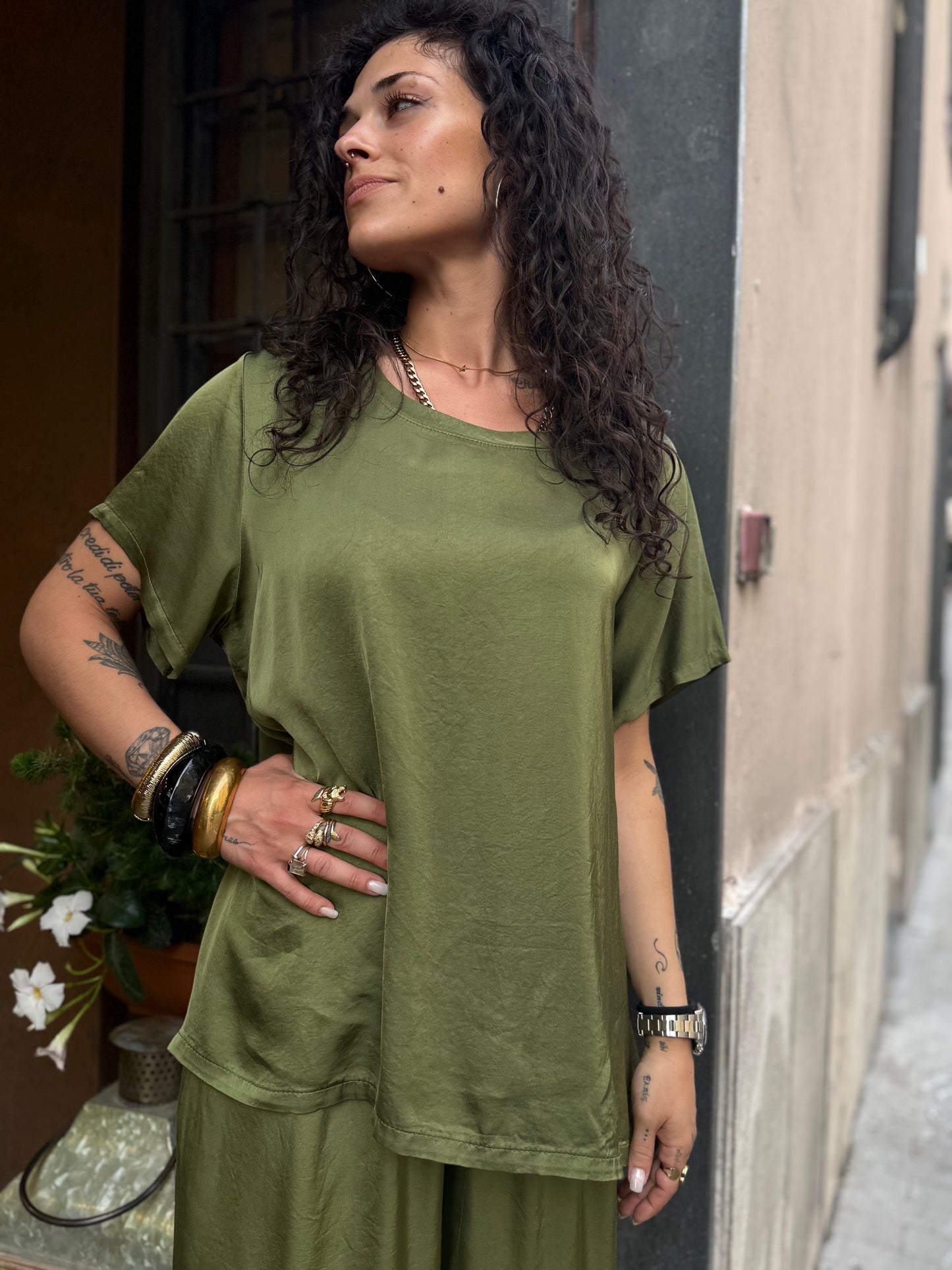 T-shirt FEBE in viscosa