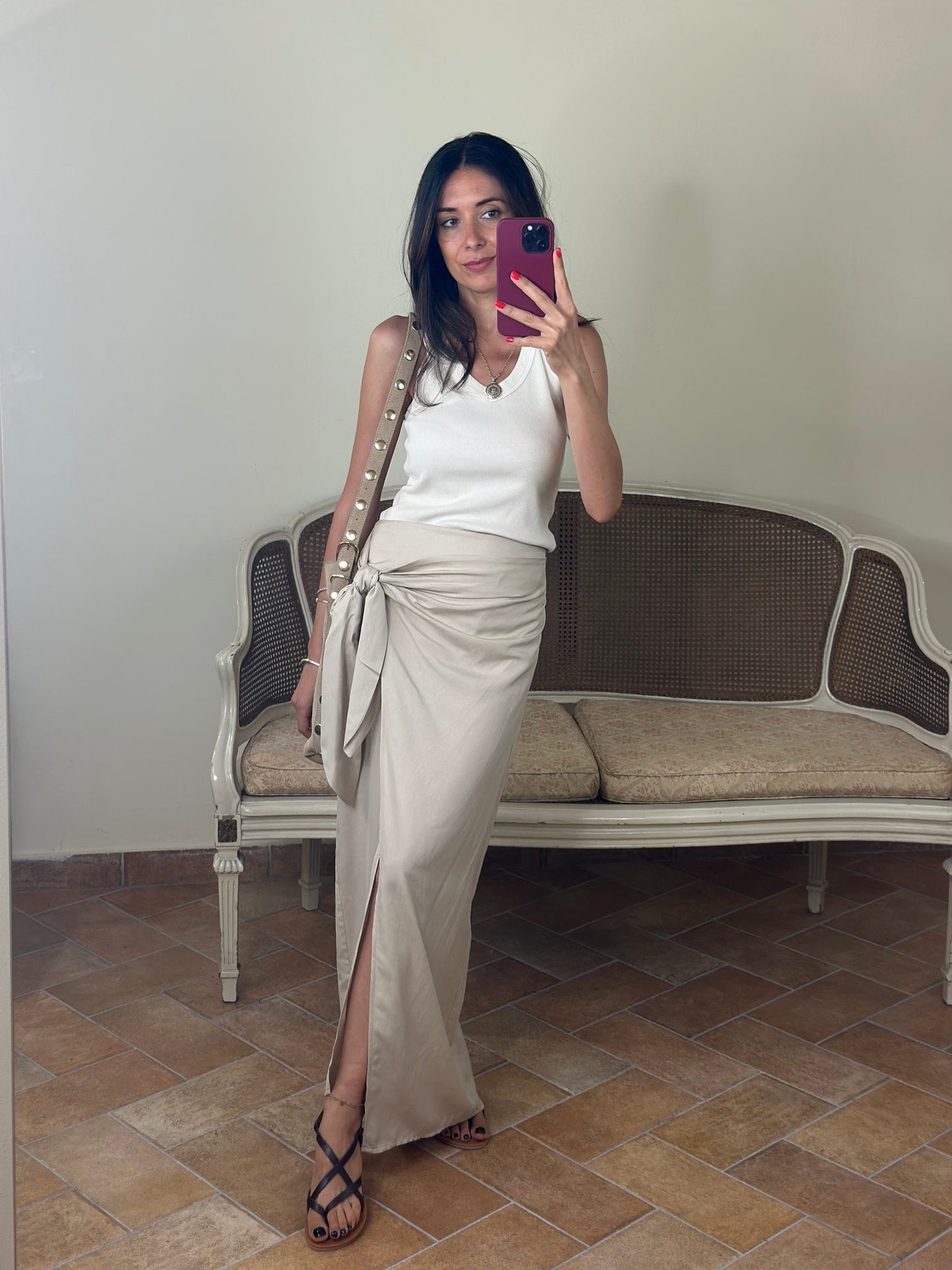 Tensione in Gonna pareo BEIGE