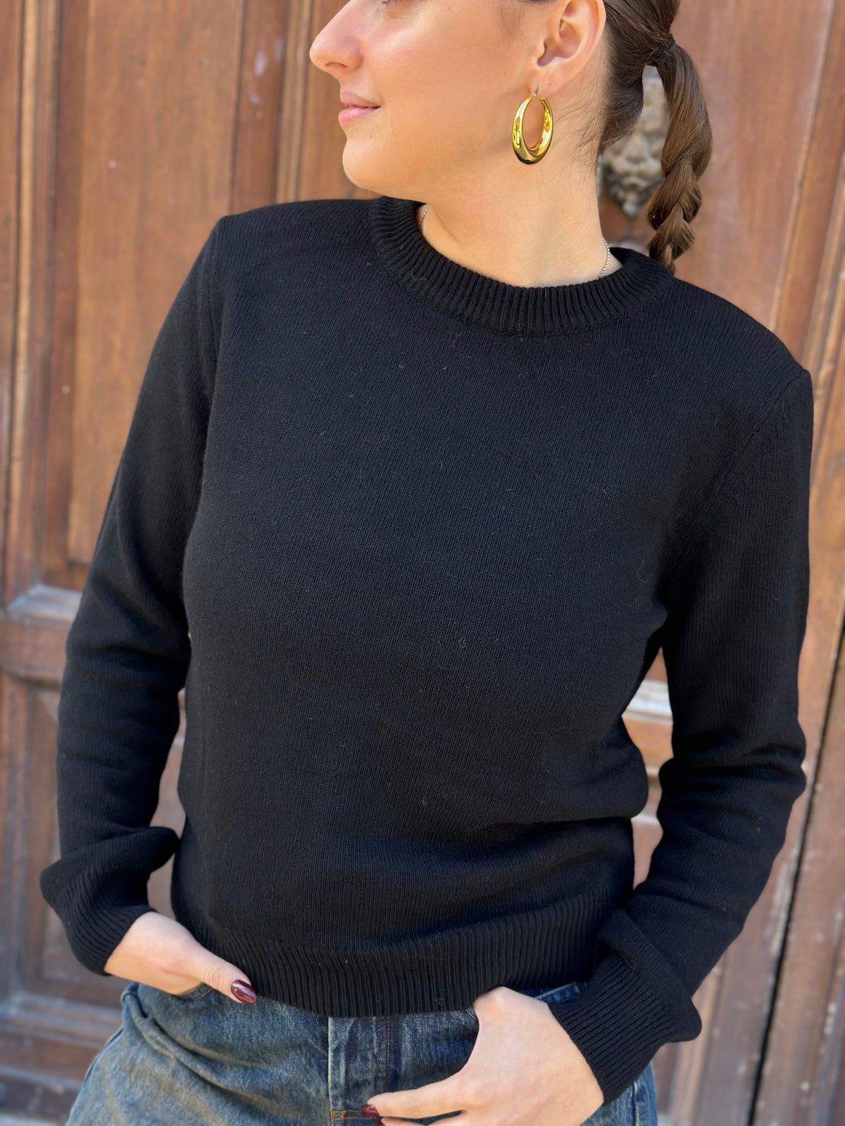 Tensione in maglia spalla imbottita  (disponibile in più colori)