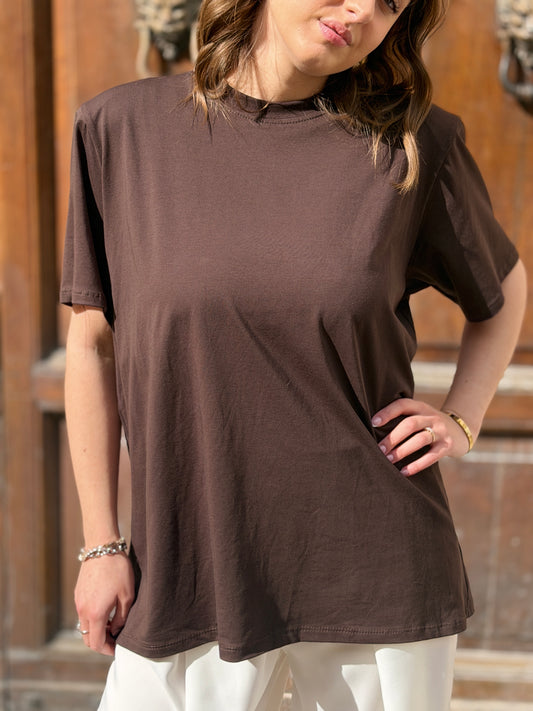 T-shirt spalla imbottita MORO