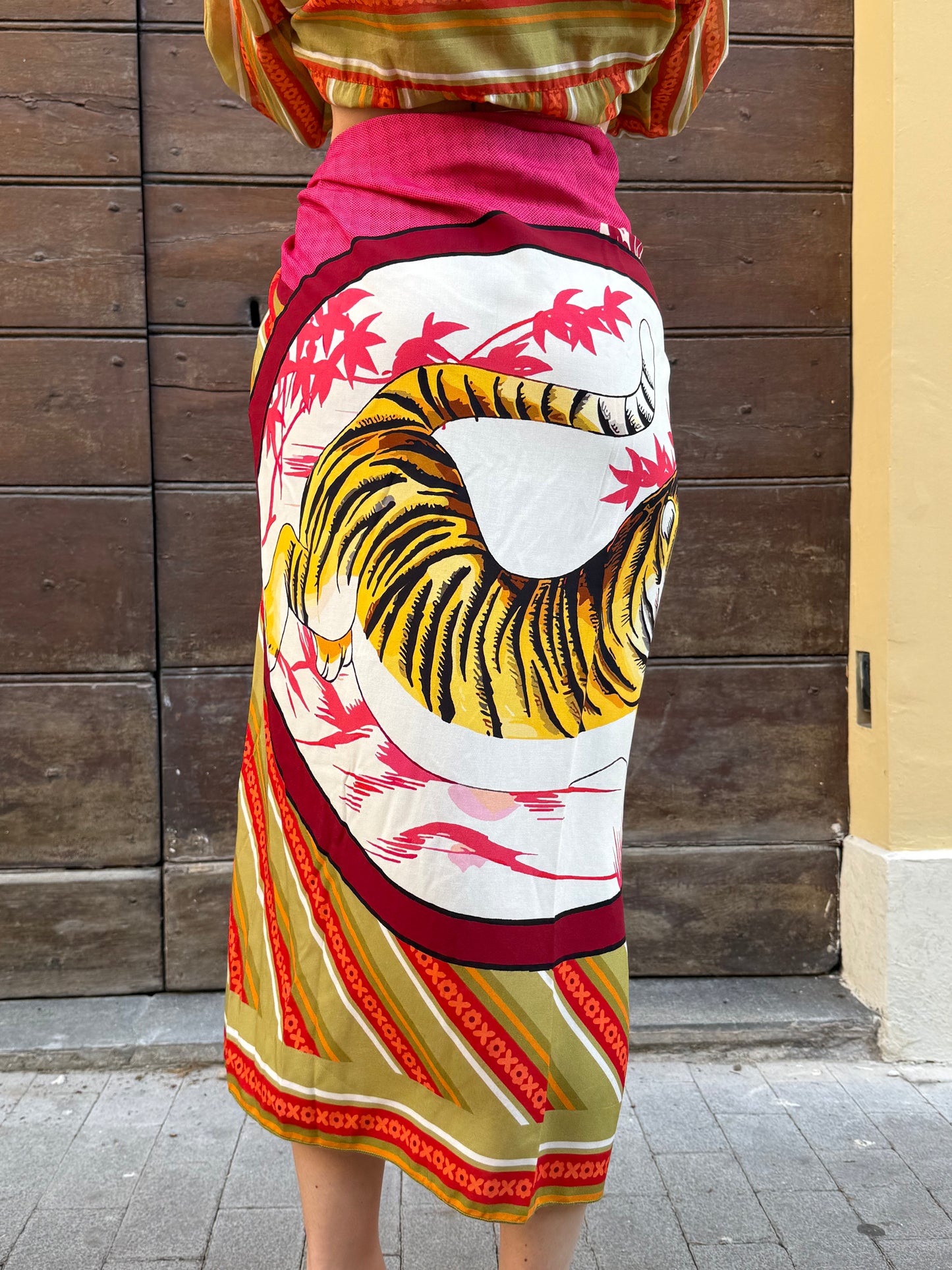Tensione in gonna foulard lunga TIGER