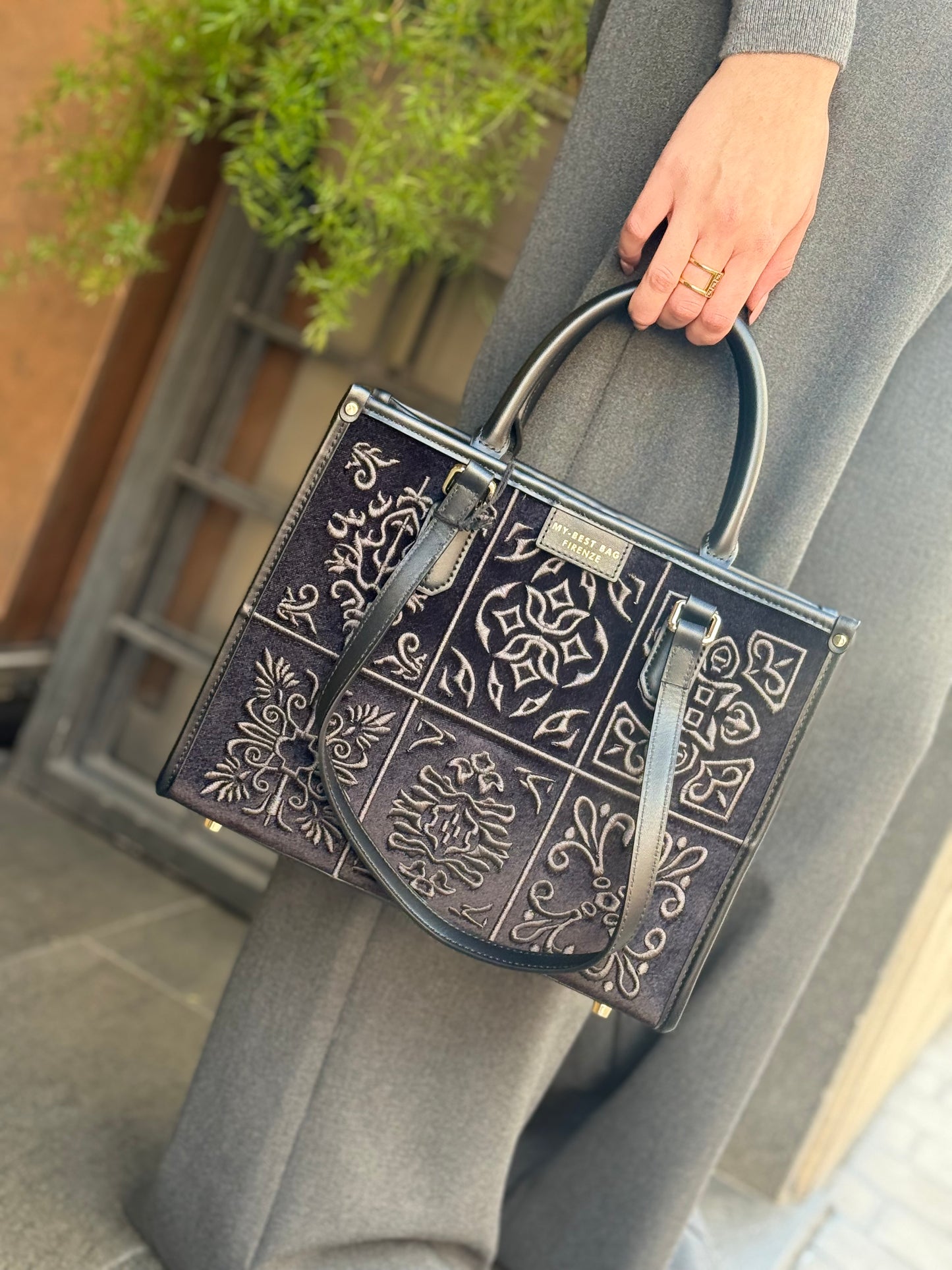 My Best Bag ATENA LISBONA BLACK TIE MEDIUM