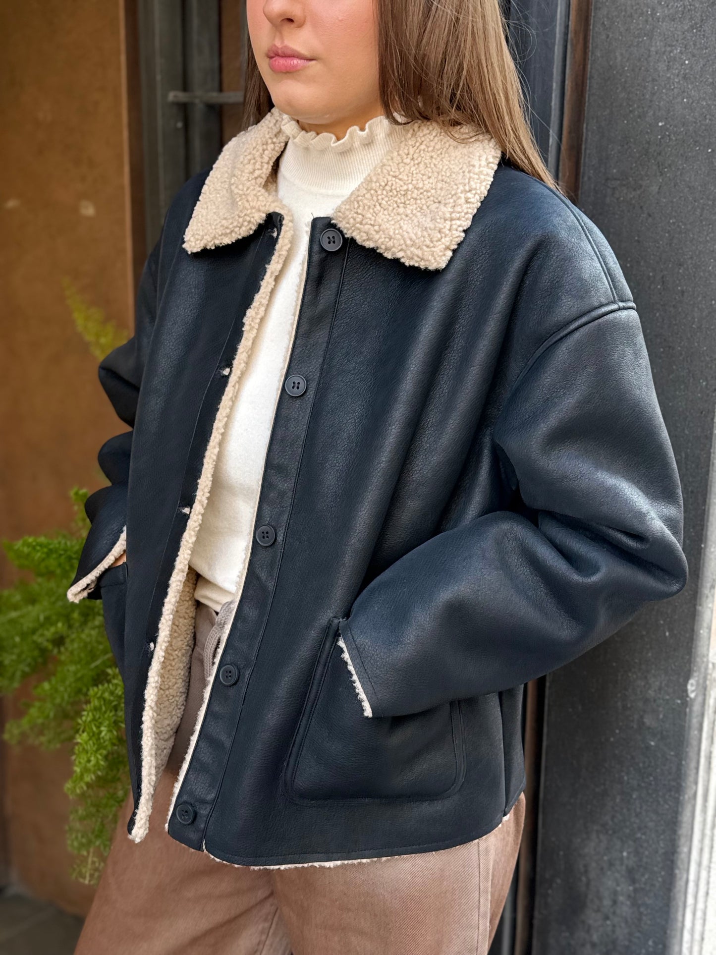 Eleh Cappotto ecomontone NERO