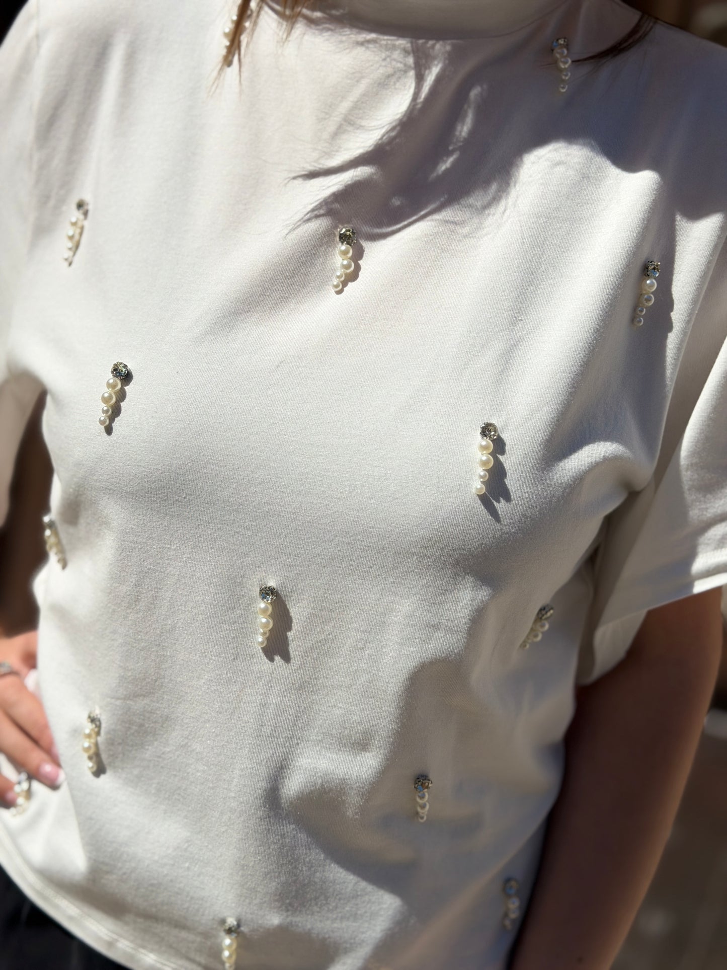 Silence Limited Pearly t-shirt OFF WHITE