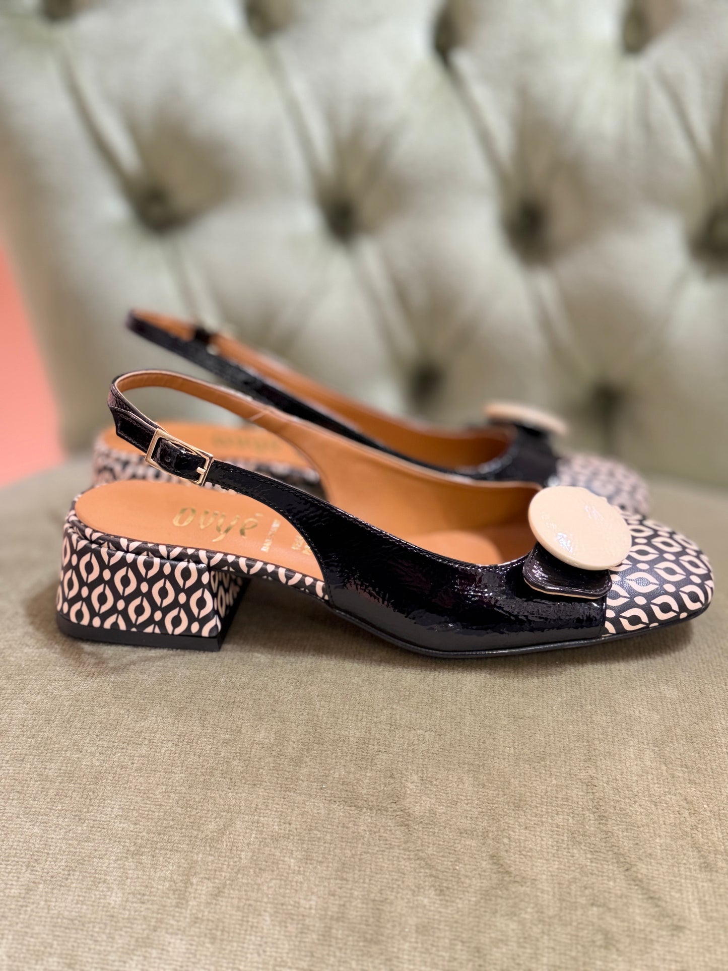 Ovyè Slingback Multicolor  BURRO/LIQUIRIZIA