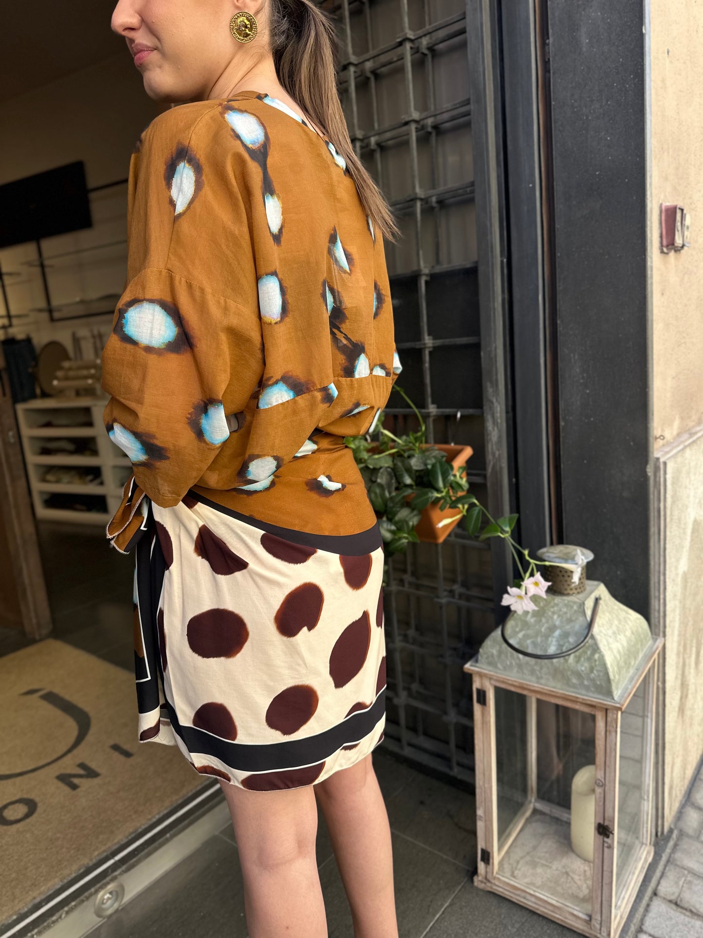 Tensione in Abito Tabacco/beige