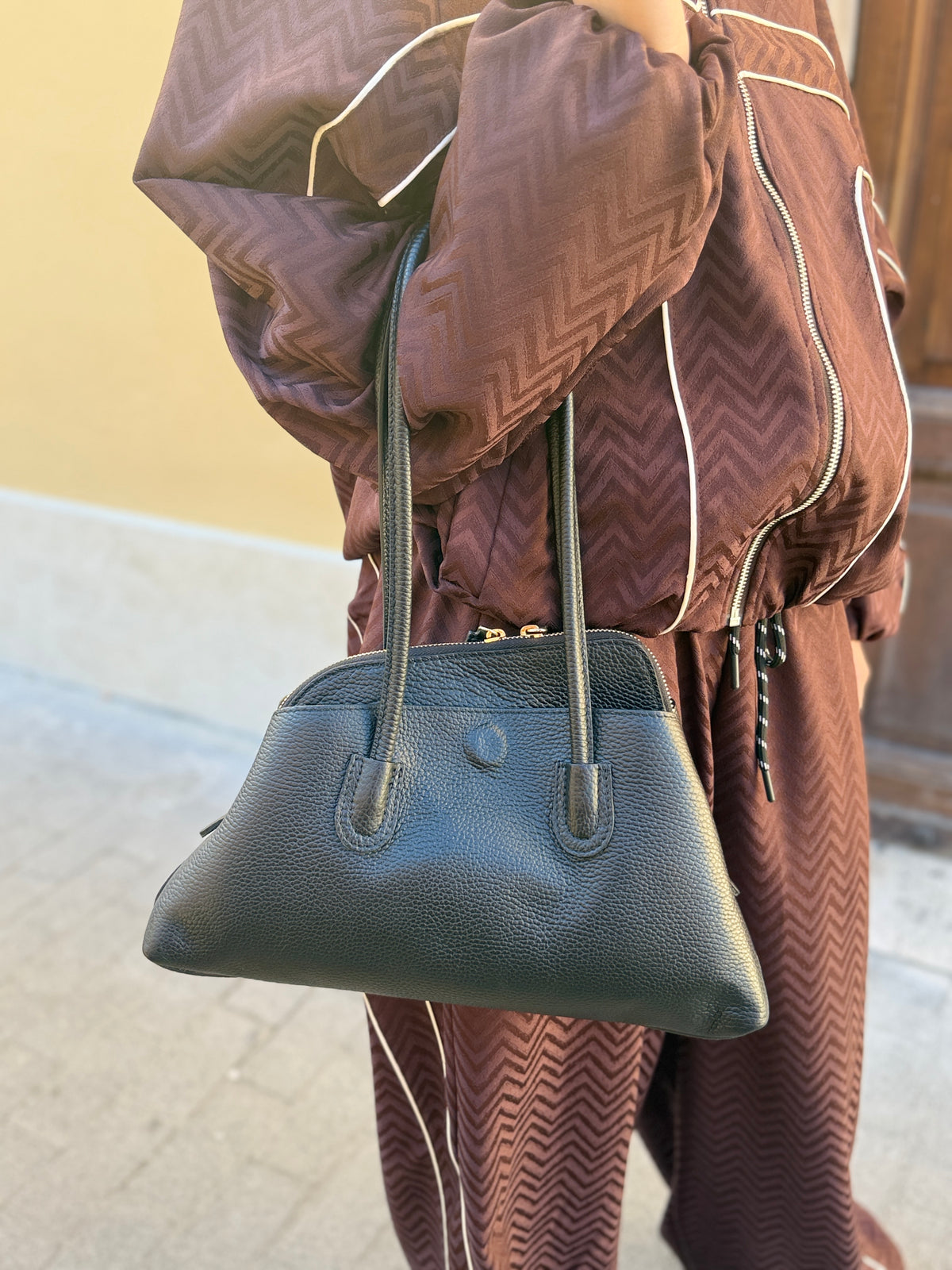 borsa a spalla BLACK