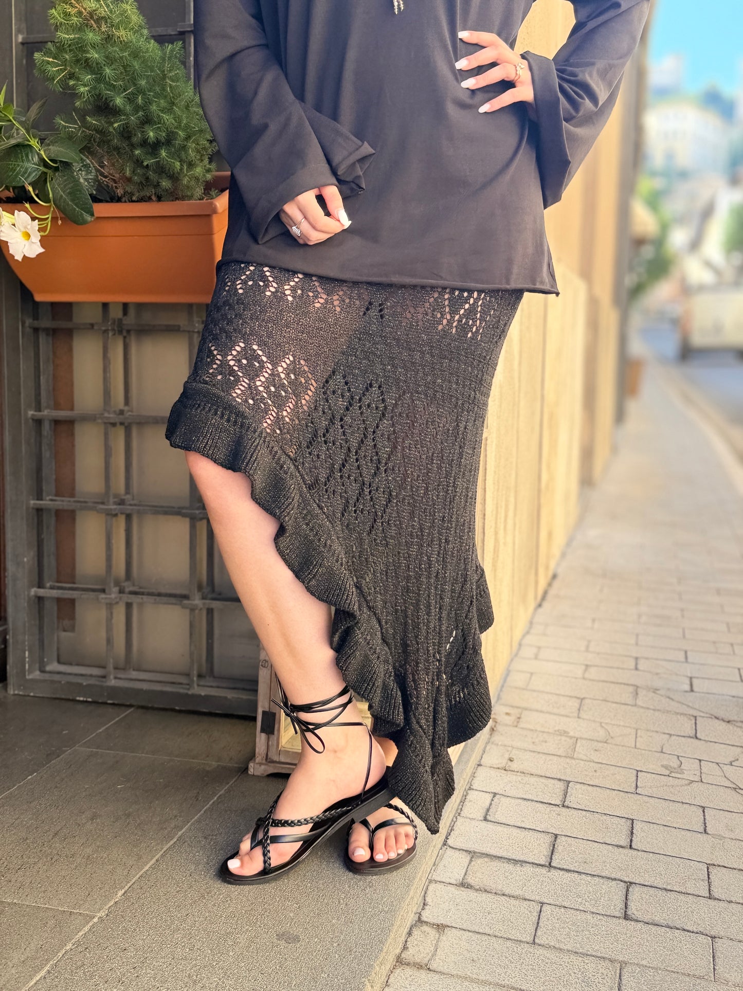 Gonna IBIZA Crochet LUREX (Disponibile in più varianti colore)