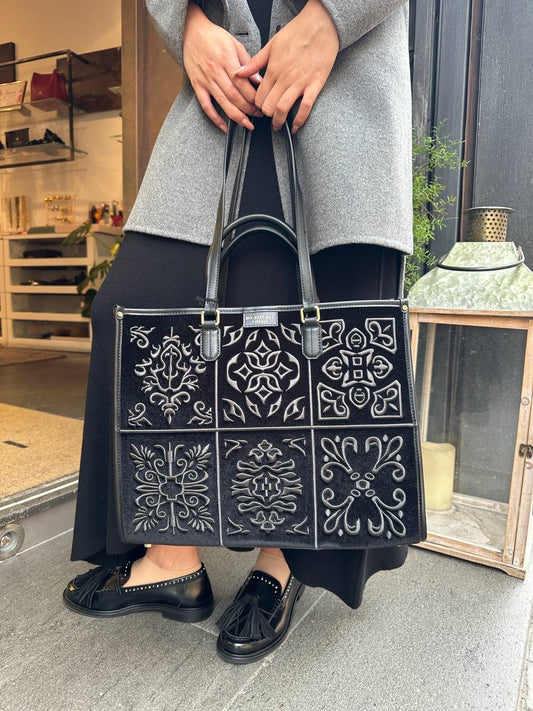 My Best Bag ATENA LISBONA VELVET BLACK