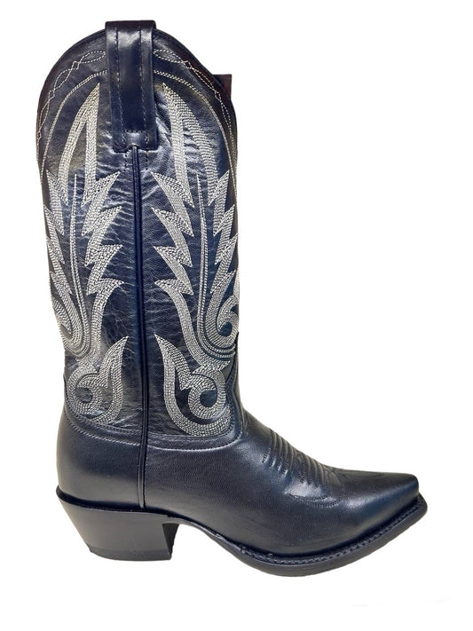 Caborca boots texano cabra volcano negro