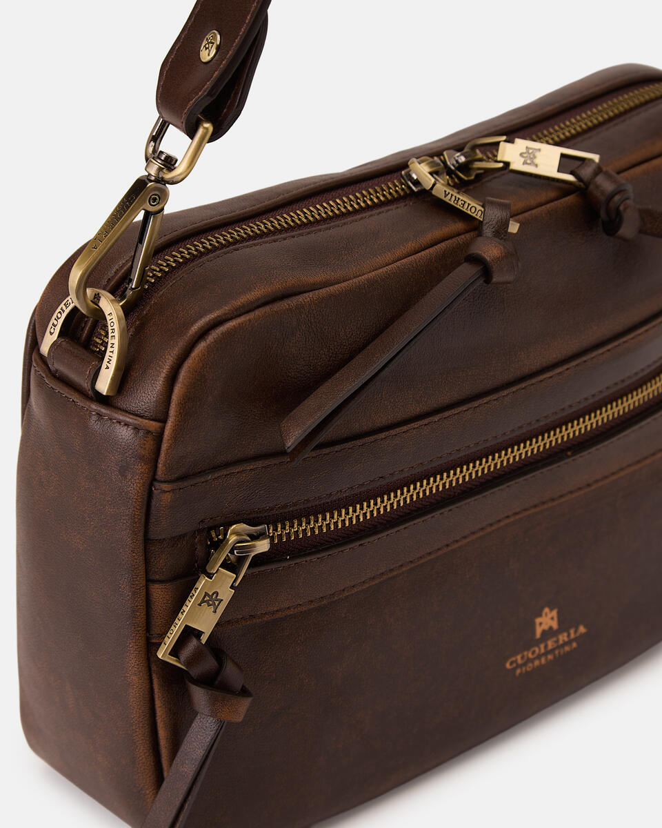 Cuoieria Fiorentina CAMERON CAMERA BAG CARAMEL
