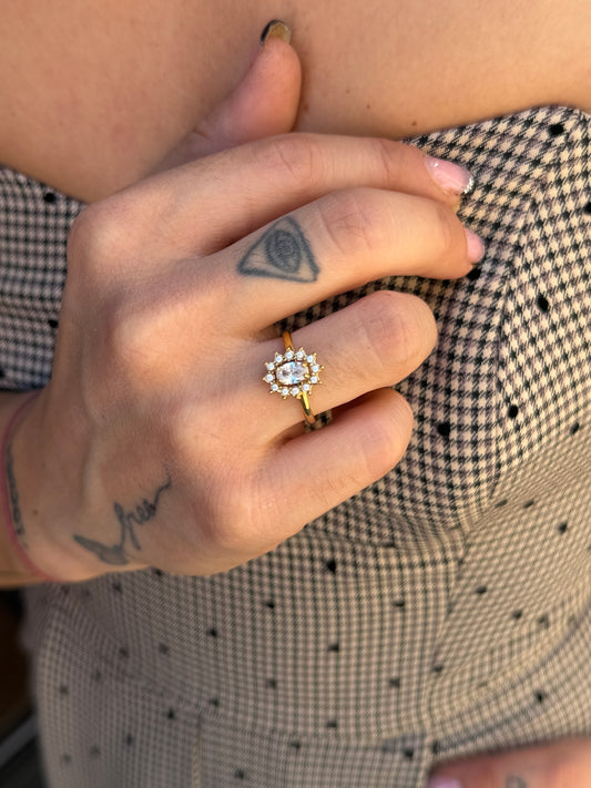 Anello smeraldo ORO