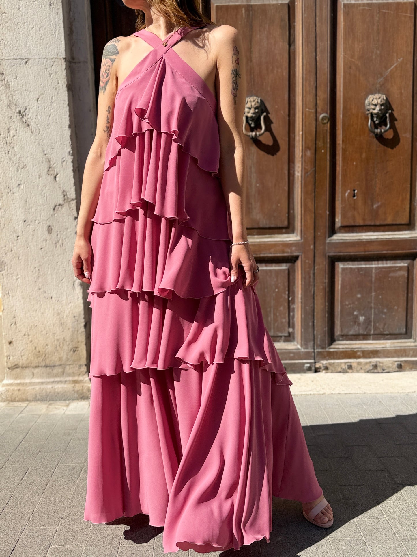 Silence milited New Lilly Dress PINK