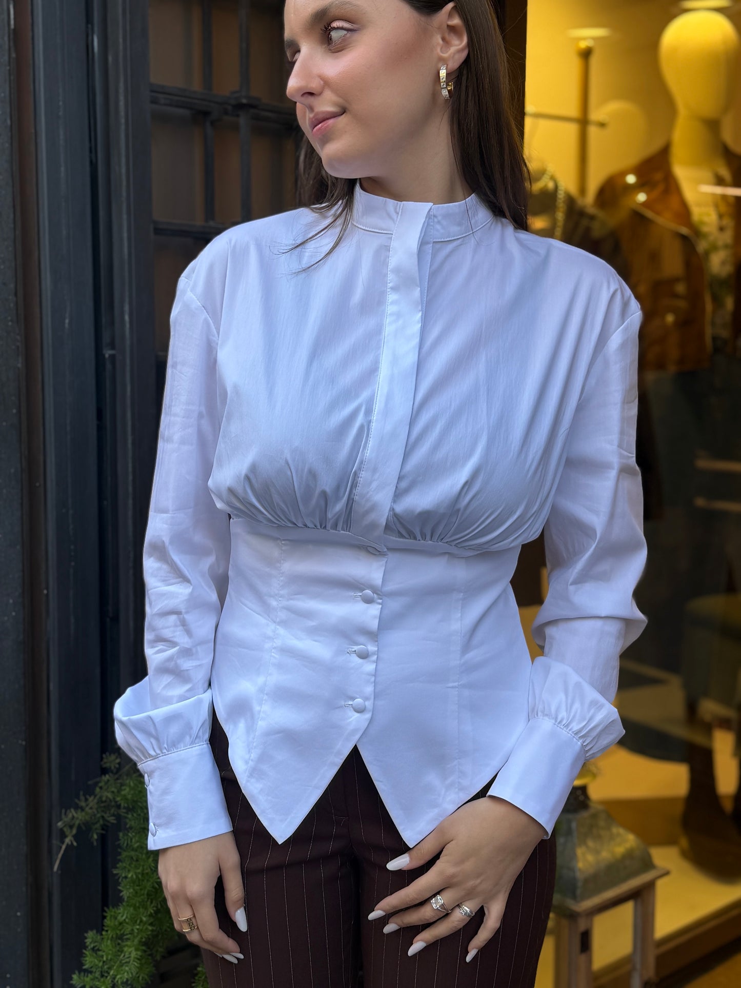 BohemianVí ARTEMIS SHIRT Off White