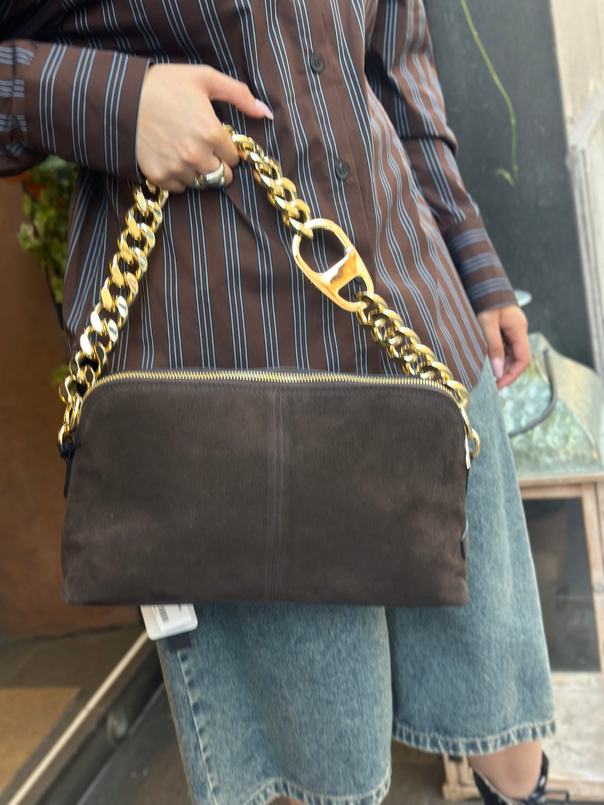My Best Bag MICHELLE SUEDE BROWN