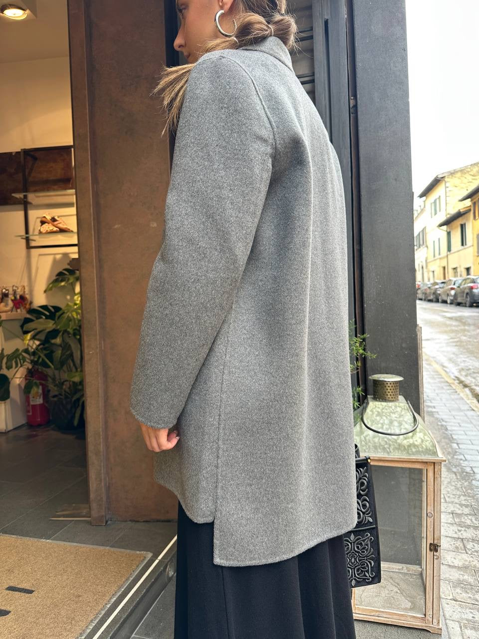 SINCE'RE PARIS Cappotto monopetto GREY
