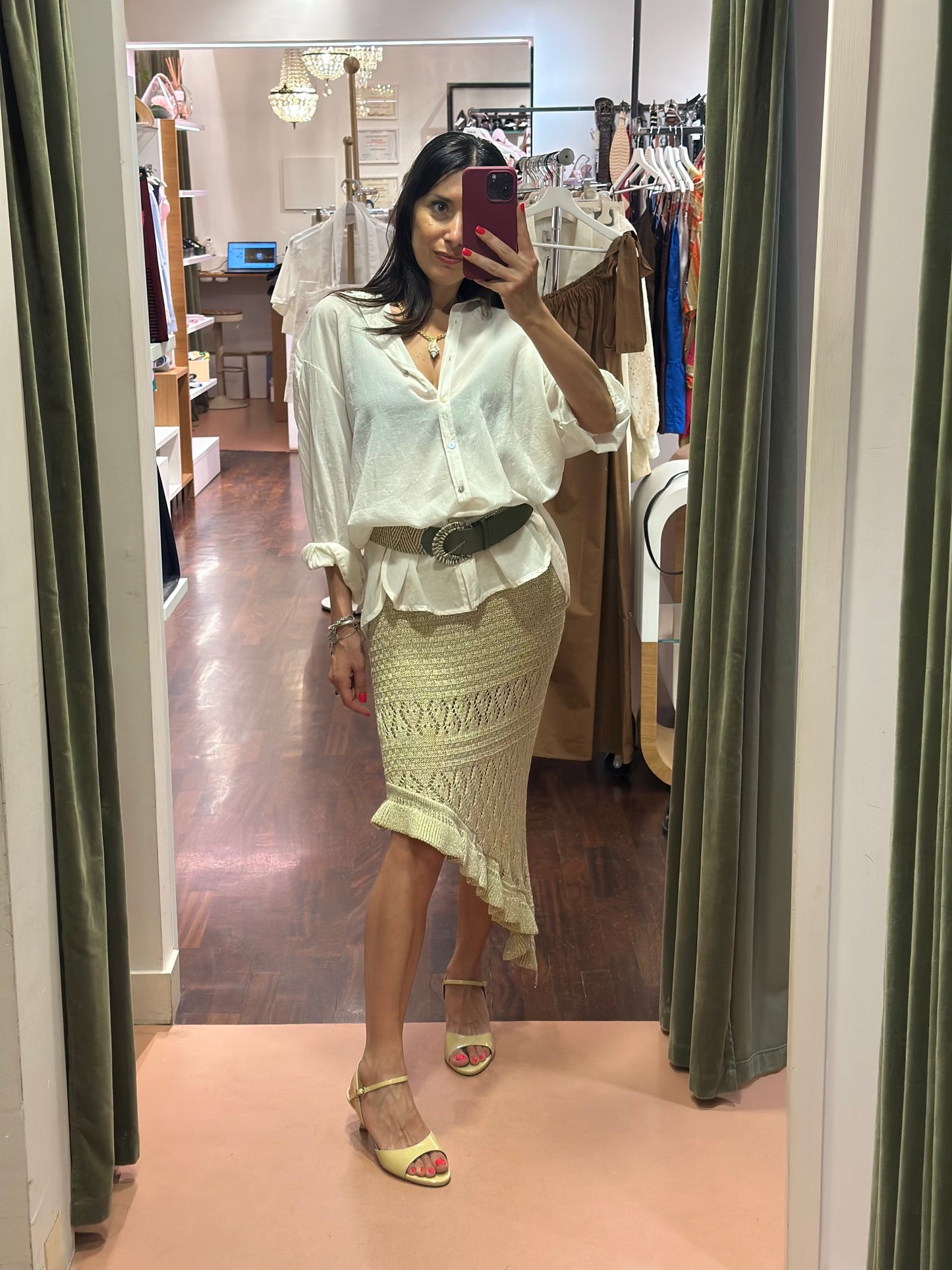 Gonna IBIZA Crochet LUREX (Disponibile in più varianti colore)